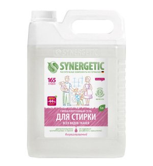 Синергетик гель для стирки всех видов тканей 5 литров
