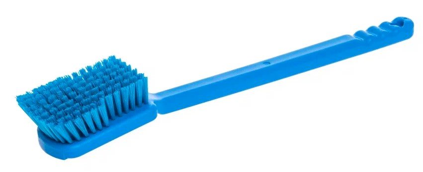 Щетка ручная HQ Profiline 480х70 мм, c длинной ручкой 60 мм, средняя жесткость, синяя