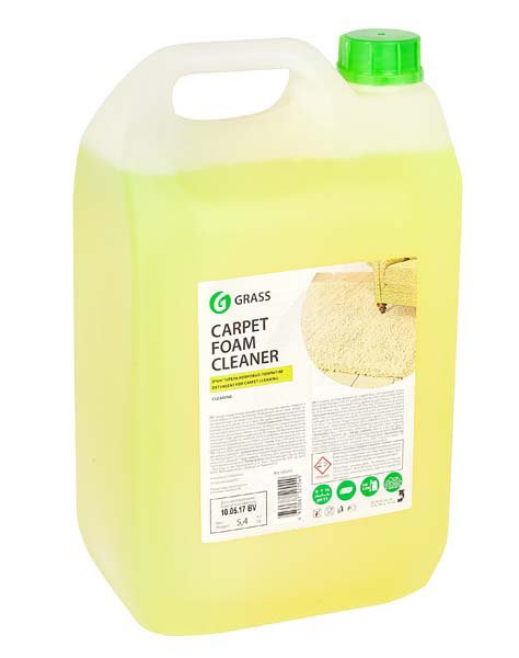 ГРАСС Carpet Foam Cleaner Моющее средство для различных поверхностей предназначен для чистки ковровых покрытий, мягкой мебели и текстиля. Бережно очищает поверхности, не разрушает синтетические волокна, не оставляет разводов, сохраняет цвет и яркость обрабатываемой поверхности. Активная пенная формула быстро справляется с любыми бытовыми загрязнениями. В пластиковой канистре 5,4 кг.