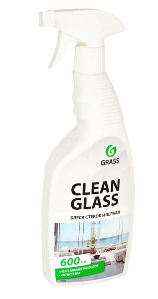 ГРАСС Clean glass моющее средство для стекол (бытовой) 600 мл *8