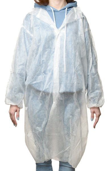 Халат изготовлен из высокотехнологичного нетканого материала. Гипоаллергенный, легкий, позволят сохранить комфорт в движениях. Используется для защиты одежды от пыльных частиц, химических веществ, биологических жидкостей. Структура материала создает барьер для микроорганизмов, позволяя поддержать стерильность в необходимых зонах. Отлично подходит для оказания медицинских и косметологических процедур, работы с биоматериалами, уборки. Нетканый халат предназначен для одноразового применения в медицинских учрежениях, лабораториях, салонах красоты, косметологических кабинетах, объектах пищевого, фармацевтического производства. Наличие кнопок на передней стороне халата добавляют ему удобства в использовании, позволяя экономить время при надевании и снятии. Халат представлен в белом цвете. Размер 52-54. Количество в упаковке 10 штук.