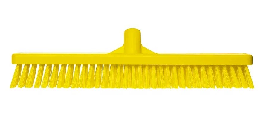 Щетка для пола HQ Profiline, 470х70 мм, жесткая, желтая