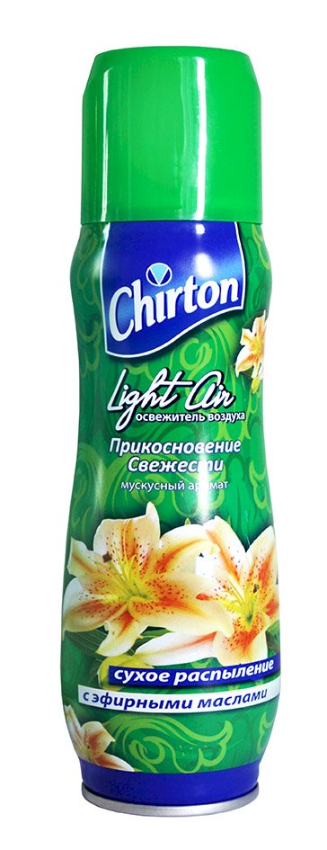 Освежитель воздуха Чиртон Лайт Эйр Прикосновение свежести 300 мл, сухое распыление