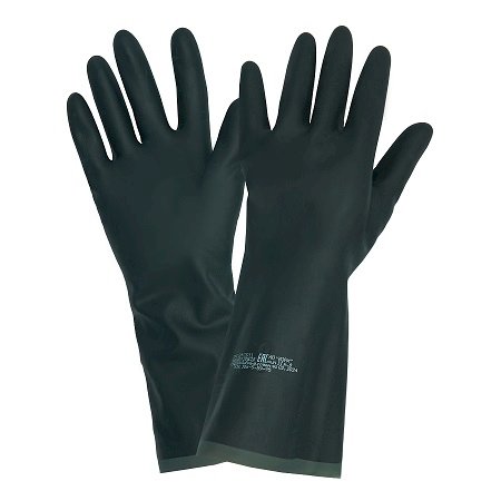 Перчатки резино-технические КЩС тип 2, размер L (9), в индивидивидуальной упаковке