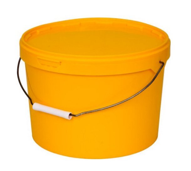 Пищевое ведро из прочного полипропилена устойчиво к воздействию жиров, кислот и перепадам температур, что обеспечивает безопасность при контакте с пищевыми продуктами. Предназначено для фасовки, хранения и транспортировки широкого ассортимента товаров, включая сыпучие, жидкие, молочные и кисломолочные продукты, соления, маринады, джемы, мёд, а также непищевые материалы. Для обеспечения герметичности ведро совместимо с крышкой арт.17-1759, которая приобретается отдельно. Благодаря металлической ручке с пластиковым держателем и усиленной конструкции изделие удобно в переноске и штабелировании. Подходит для использования в пищевой промышленности, розничной торговле, общественном питании и кейтеринге. Материал ведра пригоден для вторичной переработки. Объем 11,3 литра. Диаметр 290 мм. Цвет желтый. В упаковке поставляется 25 штук.