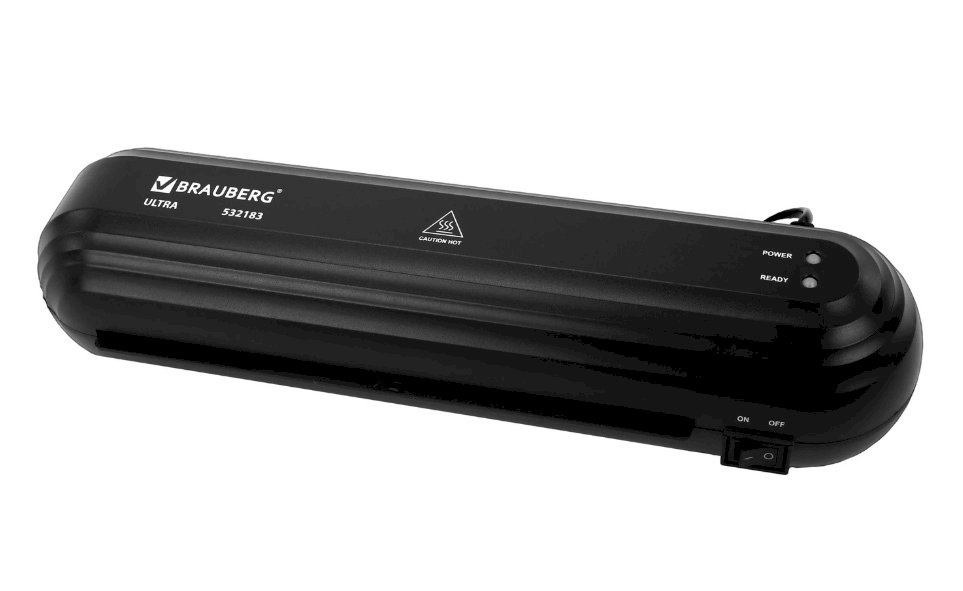 Ламинатор Brauberg Ultra PM235W, формат А4, толщина пленки 60-150 мкм, скорость 30 см/мин, черный