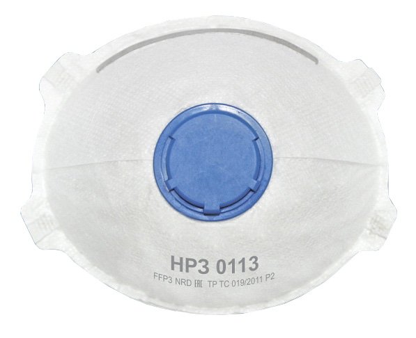 Респиратор НРЗ-0113 купольный с клапаном FFP3 обеспечивает максимальную защиту органов дыхания от вредных аэрозолей, пыли и микрочастиц. Соответствует высшему классу защиты FFP3, задерживает не менее 99% частиц размером до 0,3 мкм, включая токсичную пыль, радиоактивные частицы, бактерии и вирусы. Купольная конструкция обеспечивает плотное прилегание к лицу и создает надежную защитную зону. Эргономичная форма не сдавливает переносицу, обеспечивает комфорт при длительном ношении. Мягкий внутренний слой предотвращает раздражение кожи. Регулируемые эластичные ремешки позволяют подогнать респиратор под индивидуальные особенности лица. Встроенный выдыхательный клапан значительно снижает сопротивление дыханию, уменьшает влажность и температуру внутри маски, предотвращает запотевание защитных очков. Клапан открывается только на выдохе, сохраняя высокий уровень фильтрации на вдохе. Многослойная фильтрующая система из нетканых материалов эффективно задерживает твердые и жидкие аэрозоли. Внешний слой отталкивает влагу, средний обеспечивает основную фильтрацию, внутренний создает комфортный микроклимат.

Область применения: строительство, металлургия, химическая промышленность, фармацевтика, медицинские учреждения, лаборатории, работы с асбестом, сваркой, шлифовкой, покрасочные работы.
